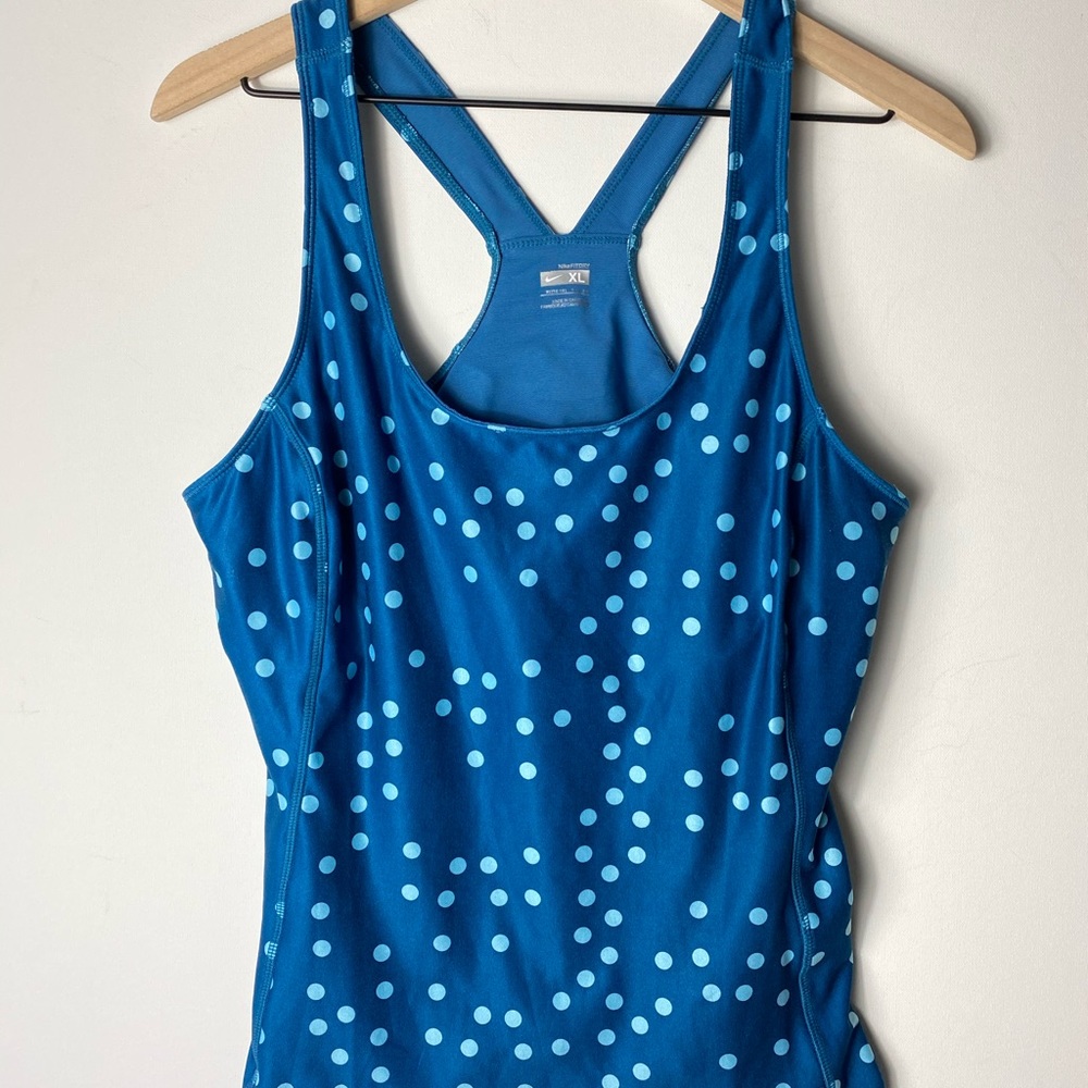 Nike polkadot sports tank top, Size XL (16-18) - Picture 1 of 9